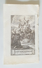 stampa incisione d'epoca da