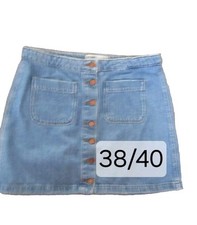 "ZARA" MINI JUPE EN JEANS T.M