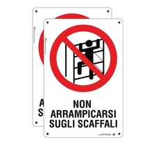 Cartello in Plastica Non