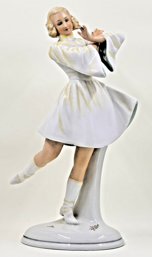Statuina ballerina porcellana