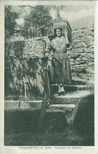 Pessinetto Val di Lanzo. Costume col Garbin  - Torino -  viaggiata 1927