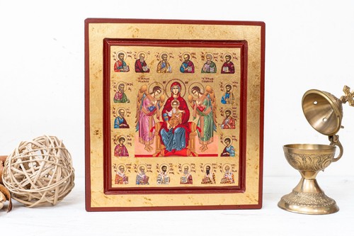 Icona vergine maria con - vergine,