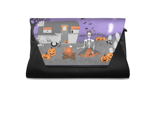 Borsa clutch goth punk - a, con