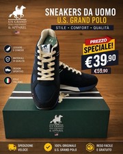 Scarpe Sneakers Uomo Bianche