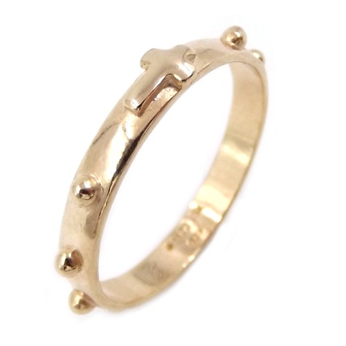 Anello fedina rosario - fedina, in