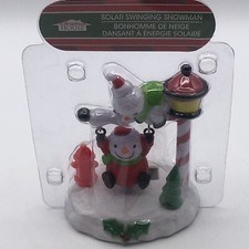 Solar Swinging Snowman