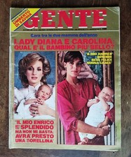 LADY DIANA e CAROLINA Rivista GENTE N. 43  - 1984 MAGAZINE Leggere Descrizione 