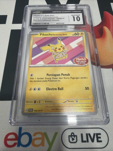 Pokemon tcg pikachu - pikachu, batik