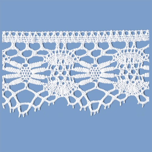 Merletto cotone bianco - 85,