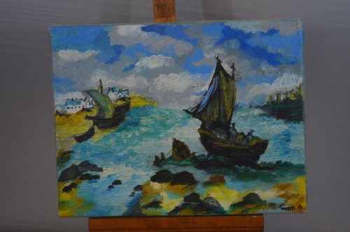 Antico quadro tela pittura - antico,