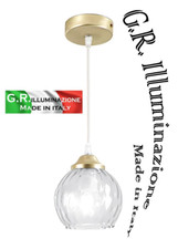 LAMPADARIO MODERNO IN VETRO