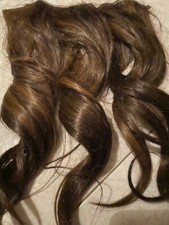 Lotto varie extension a tessitura capelli veri scuri