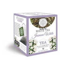 Mlesna Tea Ceylon - Jasmine White Tea - Tè Bianco al Gelsomino 12 filtri piramid