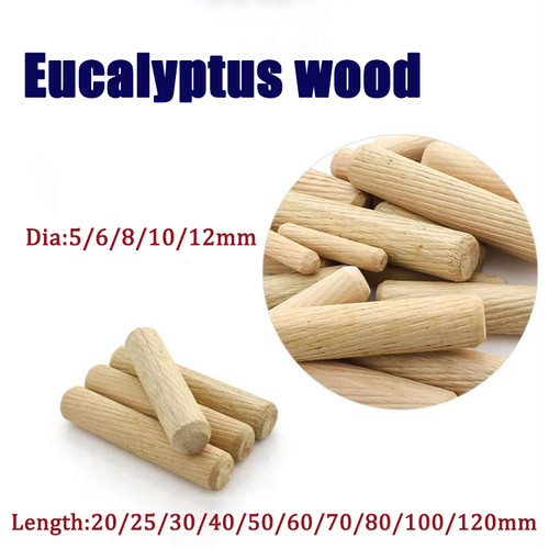 Wooden dowels chamfered fluted - dowels,