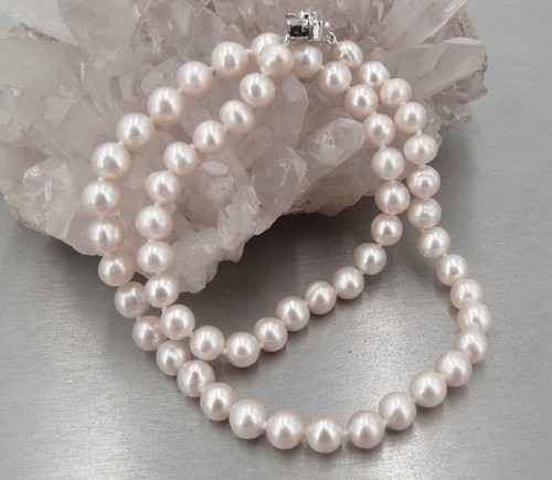 Collana perle rosa naturali - perle,