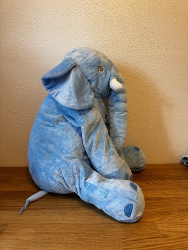 Ikea plush elephant blue - ikea,