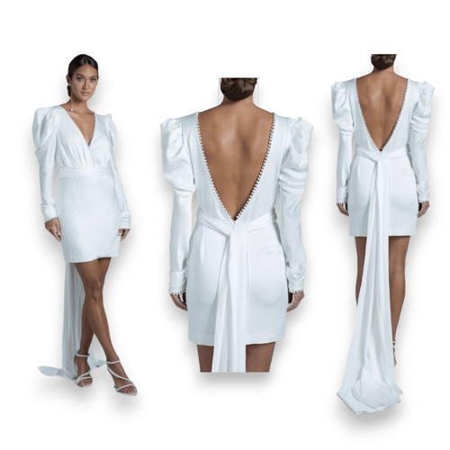 Mini abito sposa - mini, da