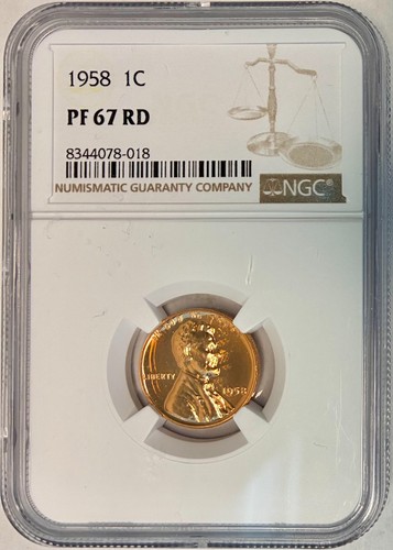 1958 proof lincoln - proof, (penny