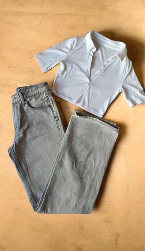 Jeans zara trf straight leg - trf,