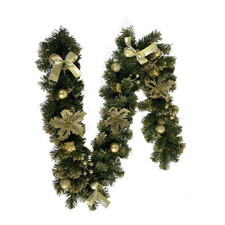 GHIRLANDA DI NATALE GOLD