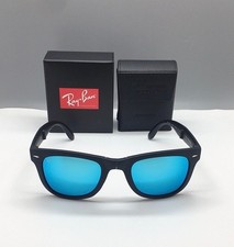 OCCHIALI DA SOLE WAYFARER PIEGHEVOLI RAY-BAN BLU RB4105 HTR-8634