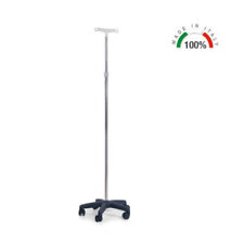 Portaflebo In Acciaio Inox Con