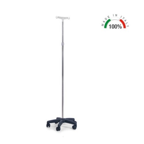 Portaflebo acciaio inox con - in,