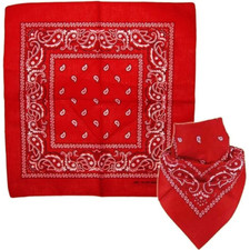 BANDANA ROSSA QUADRATA