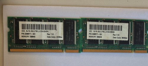 Lotto ram notebook - 2, ddr