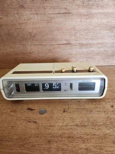 Panasonic 6551 flip clock - flip,