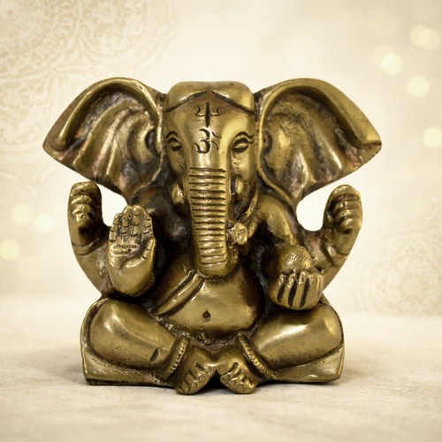 Ganesh statua figura ottone - statua, in