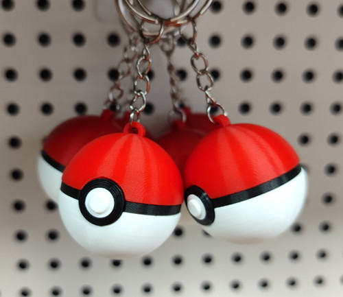 Portachiavi stile pokeball - portachiavi,