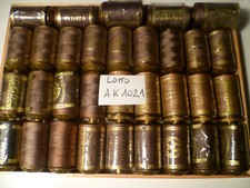 STOCK 32 SPOLE FILO X CUCIRE COTONE TRE STELLE N° 16 CASTORO BEIGE SEGNI TEMPO