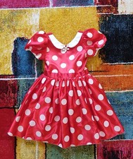 Costume bimbi rosso Minni Disney Store Tg.9/10 anni