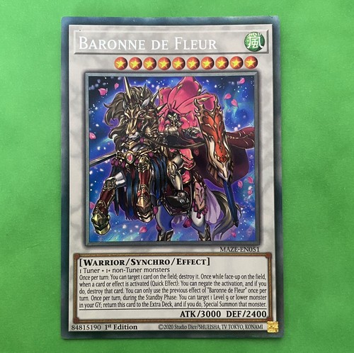Baronne de fleur - yu-gi-oh!,
