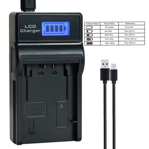 Caricabatterie led fv50 - caricabatterie, np-fv50