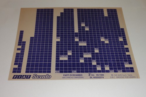 Microfiche catalogo ricambi - catalogo,