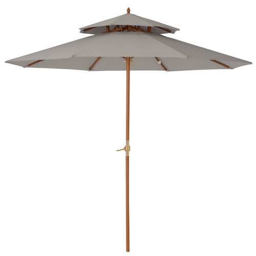 Outsunny ombrellone patio - ombrellone, da