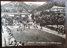 Cartolina Antrodoco Terme Solfuree Animata e Viaggiata nel 1958