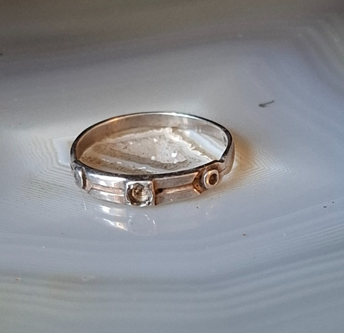 Anello argento 925 cristallo