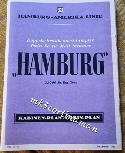 Hamburg america line ss - america, "ss