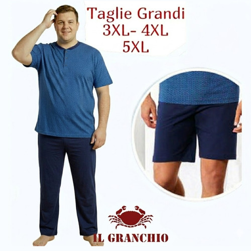 Pigiama uomo taglie forti - uomo,