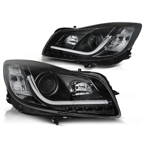 Fari luce diurna led nero - fari,