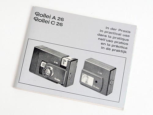 Rollei 26 istruzioni - rollei, a
