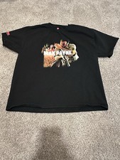 Maglietta Max Payne 3 Vintage Y2K 2012 Rockstar Game Stop Pre Ordine Taglia XL