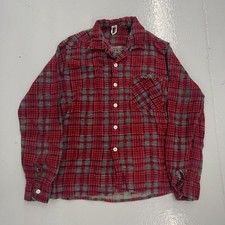 Collare ad anello in flanella di cotone rosso Principe Riccardo vintage anni 60 vero vintage