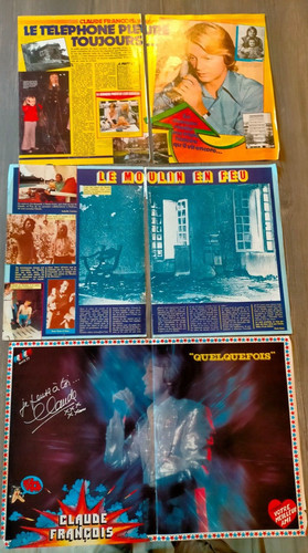 Claude francois poster podium - claude,