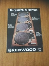 1976 KENWOOD GIRADISCHI TURNTABLE KP 1022 KD 5033 3033 2033 VINTAGE PUB AD