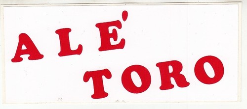 Adesivo ale toro torino - ale',