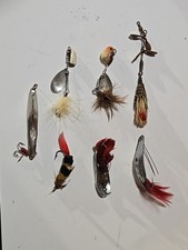 Esca da pesca vintage metallo